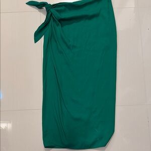 Zara Green Maxi Skirt